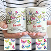 Personalized Spanish Mamá Abuela Butterfly Tree Mom Grandma Mug AP81 65O58 1