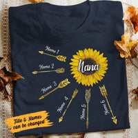 Personalized Grandma Sunflower T Shirt JR282 73O58 thumb 1
