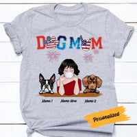 Personalized Dog Mom T Shirt MY111 26O58 thumb 1