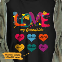 Personalized Grandma Mom T Shirt JN172 85O53 thumb 1