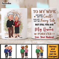 Personalized Couple Gift You Are My Queen Forever Mug 31325 thumb 1