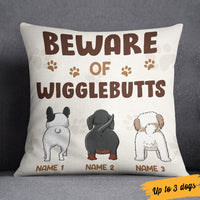 Personalized Dog Wiggle  Pillow NB262 81O36 (Insert Included) thumb 1