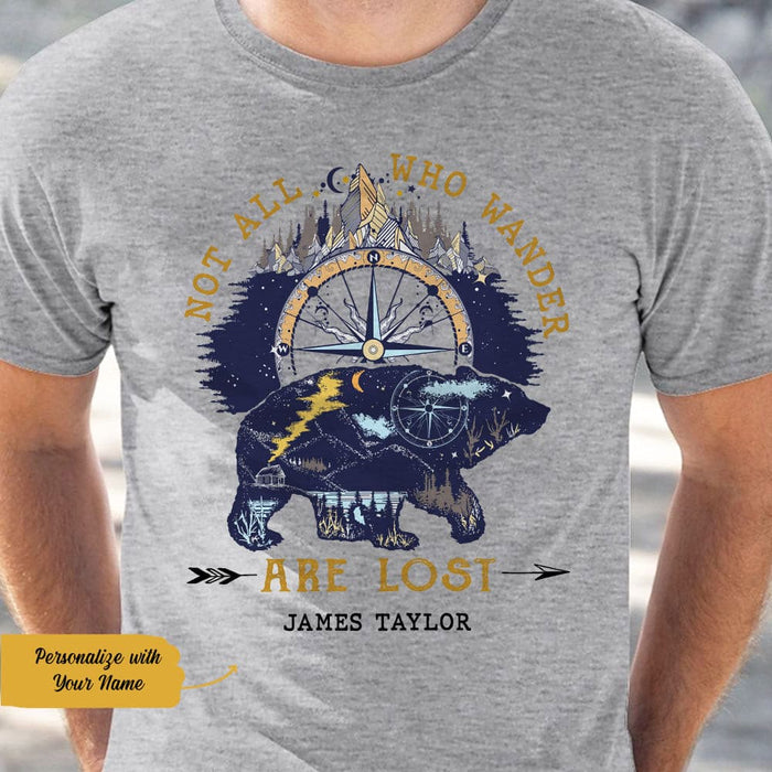 Personalized Camping  White T Shirt JN52 95O58 1