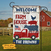 Personalized Welcome To Our Farm House Flag JL212 95O47 1