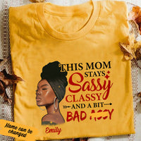 Personalized Stay Classy BWA Mom T Shirt AG101 29O53 thumb 1