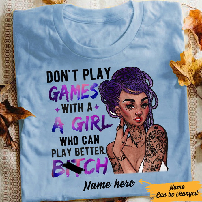 Personalized BWA Tattoos Play Girl T Shirt AG311 28O57 1