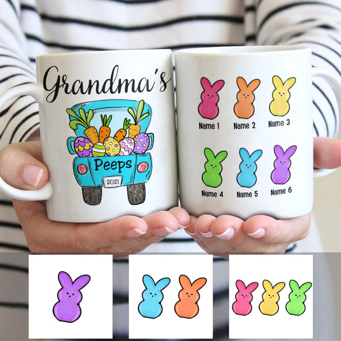 Personalized Grandma Peeps Easter Truck Mug FB192 67O53 1