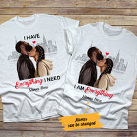 Personalized Nothing I Have Everything BWA Couple T Shirt SB102 26O47 thumb 1
