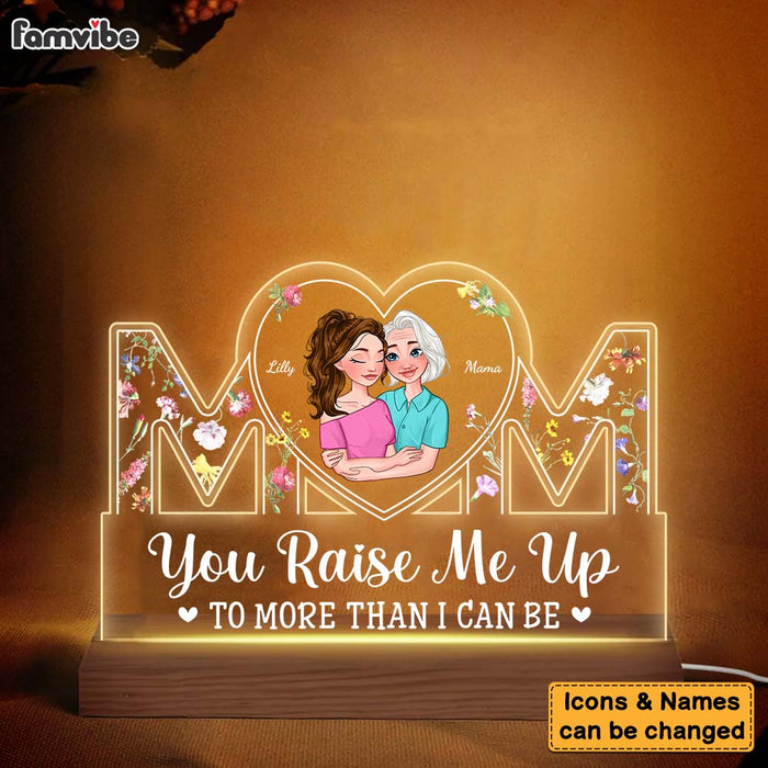 Personalized Gift For Mom Plaque LED Lamp Night Light 24636 1