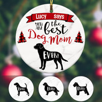 Personalized Best Dog Dad Ever  Ornament OB203 95O53 thumb 1