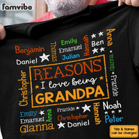 Personalized Gift For Grandpa Reasons I Love Being Word Art Shirt - Hoodie - Sweatshirt 32040 thumb 1