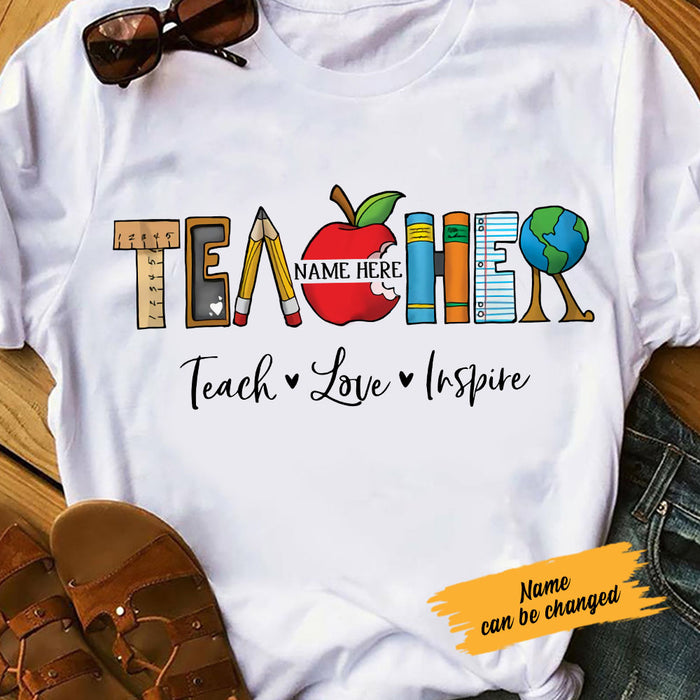 Personalized Teacher T Shirt MY315 30O58 1