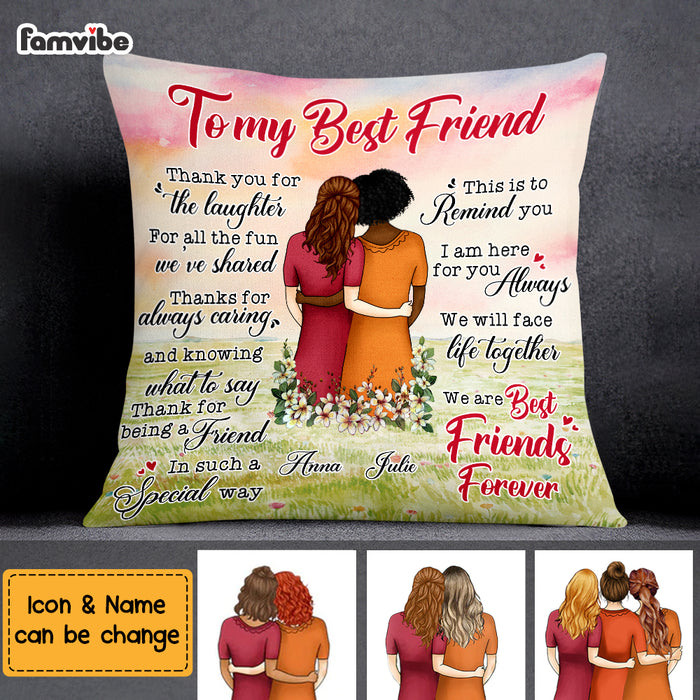 Personalized To My Friends Thank You For Pillow OB241 30O69 1