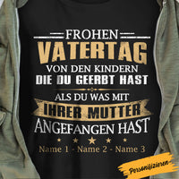 Personalized Step Dad German Stiefvater  T Shirt AP145 95O58 thumb 1