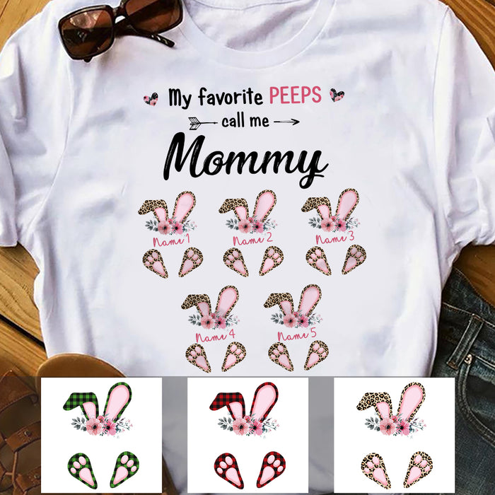 Personalized Mom Easter Bunny T Shirt FB191 95O58 1