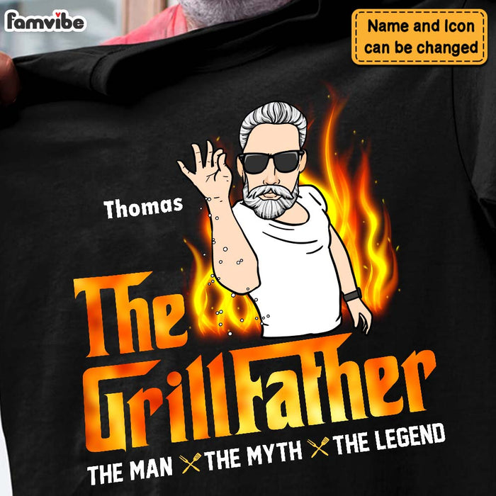 Personalized Gift For Grill Dad Shirt - Hoodie - Sweatshirt 26141 1