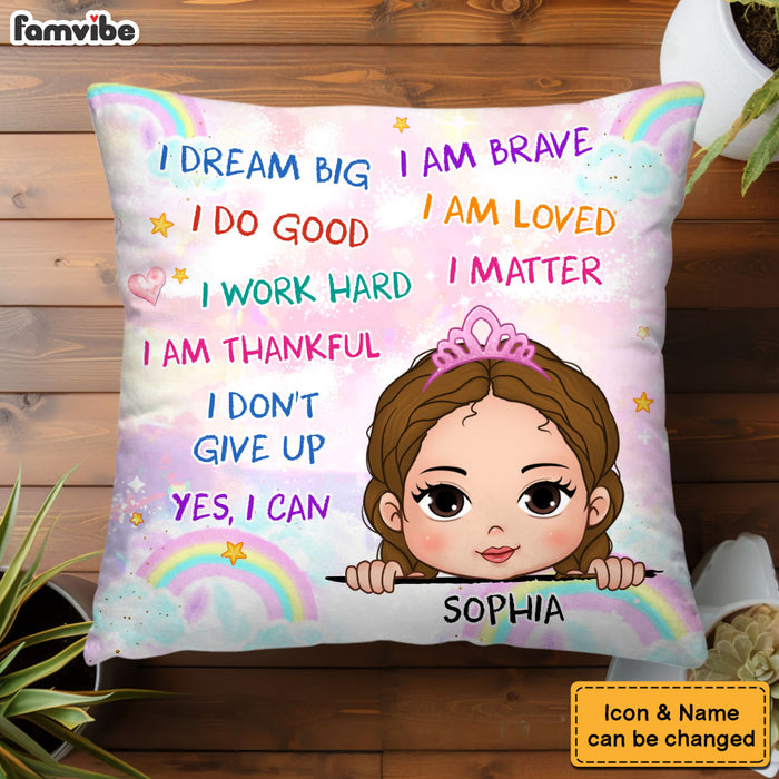 Personalized Gift For Granddaughter I Dream Big Pillow 31528 1