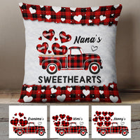 Personalized Grandma Sweethearts Truck Pillow FB241 67O60 thumb 1