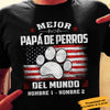 Personalized Papá Perro Spanish Dog Dad T Shirt AP141 67O57 1