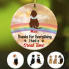 Personalized Dog Memorial Thanks For Everything  Ornament OB251 95O34 1