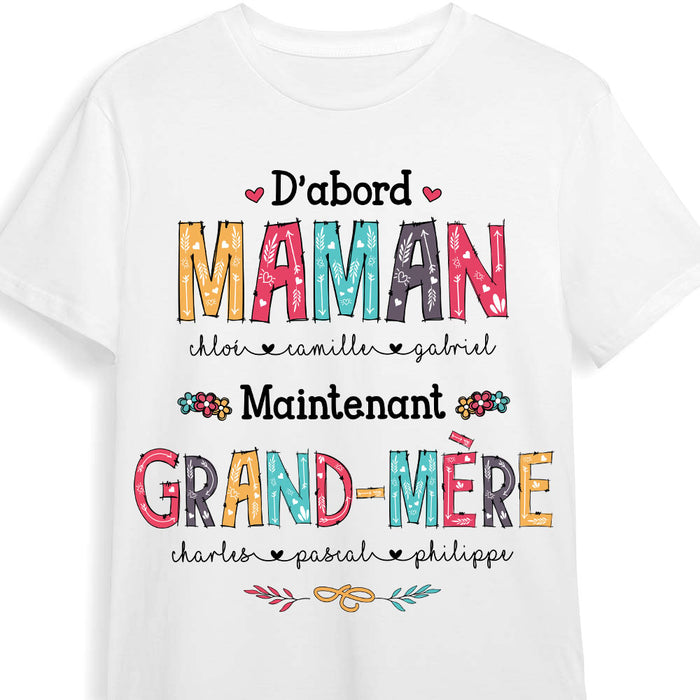 Personalized Gift For Grandma French Grand-mère Shirt - Hoodie - Sweatshirt 30114 1