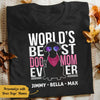 Personalized Dog Mom T Shirt JN152 67O58 1