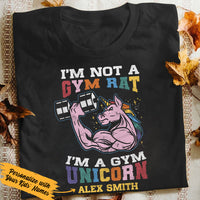 Personalized Gym Unicorn T Shirt JN304 95O36 thumb 1