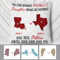 Personalized Long Distance Mother And Daughter Pillow FB224 65O60 thumb 1