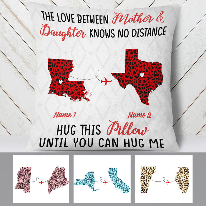 Personalized Long Distance Mother And Daughter Pillow FB224 65O60 1