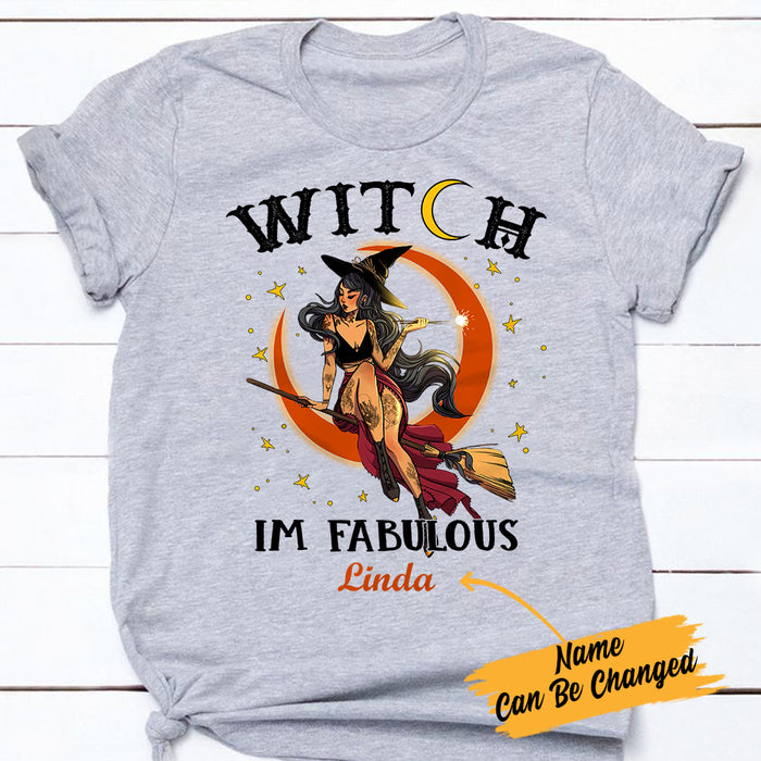 Personalized Witch Fabulous Halloween T Shirt JL223 27O57 1