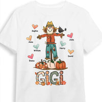 Personalized Fall Grandma Scarecrow T Shirt AG294 23O28 thumb 1