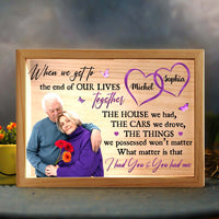 Personalized Couple Gift  We Get To Picture Frame Light Box 31362 thumb 1