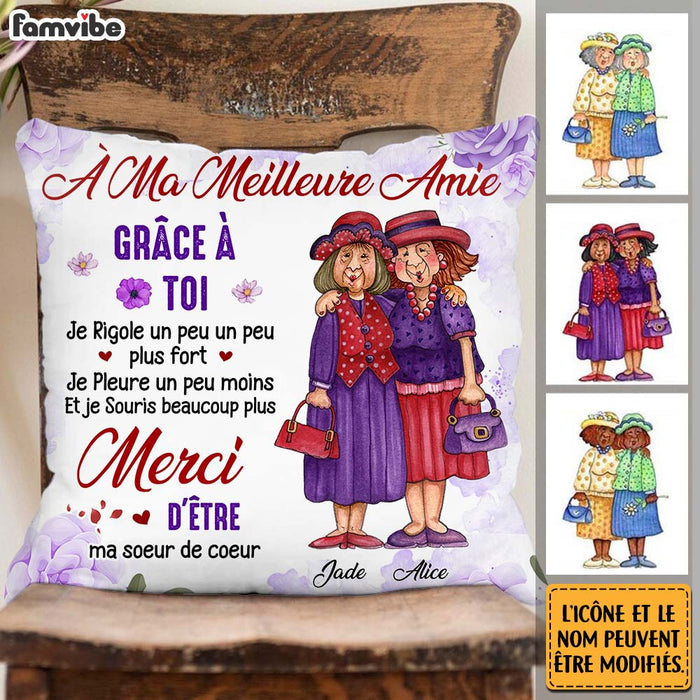 Personalized Gift For Friends French Thanh You Pillow 30445 1