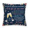 Personalized Couple Spanish Cuando Lleguemos  Al Final De Nuestras Vidas Juntos Pillow 31025 1