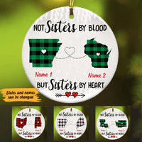 Personalized Sisters By Heart Long Distance  Ornament SB2423 30O47 thumb 1