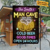 Personalized Home Bar Man Cave Fun Time Flag AG121 81O34 thumb 1