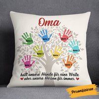 Personalized Mom Grandma Tree German Mama Oma Pillow AP1515 95O58 (Insert Included) thumb 1
