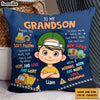 Personalized Gift For Grandson Construction Hug This Pillow 31017 1