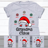 Personalized Grandma Claus T Shirt NB212 29O60 thumb 1