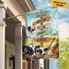 Personalized Family Street Sign Farm House Flag JL281 95O34 1