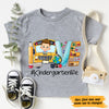 Personalized Back To School Bus Love Kid T Shirt JN3010 30O47 1
