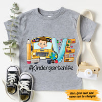 Personalized Back To School Bus Love Kid T Shirt JN3010 30O47 thumb 1