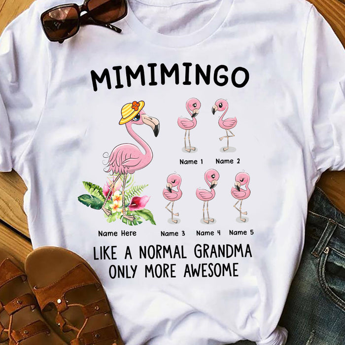 Monogrammed Flamingo Tee