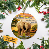 Personalized Elephant Couple  Ornament SB171 26O58 thumb 1
