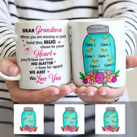 Personalized Mom Grandma Bee Bottle Mug MR112 65O34 thumb 1