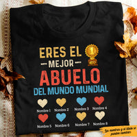 Personalized Dad Grandpa Papá Abuelo T Shirt AP174 30O47 thumb 1