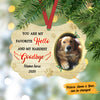 Personalized My Hardest Goodbye Dog Memorial Benelux Ornament NB231 67O36 1