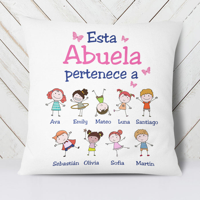 Personalized Abuela Spanish Grandma Belongs Pillow AP97 81O34 1