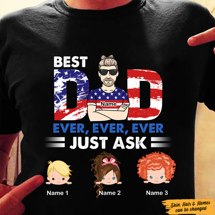 Personalized Dad T Shirt MY242 95O47 1