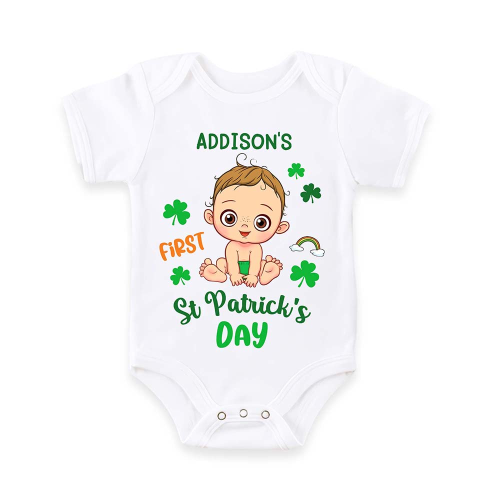 Personalized Gift For Baby First St Patrick's Day Baby Onesie 31834 Primary Mockup